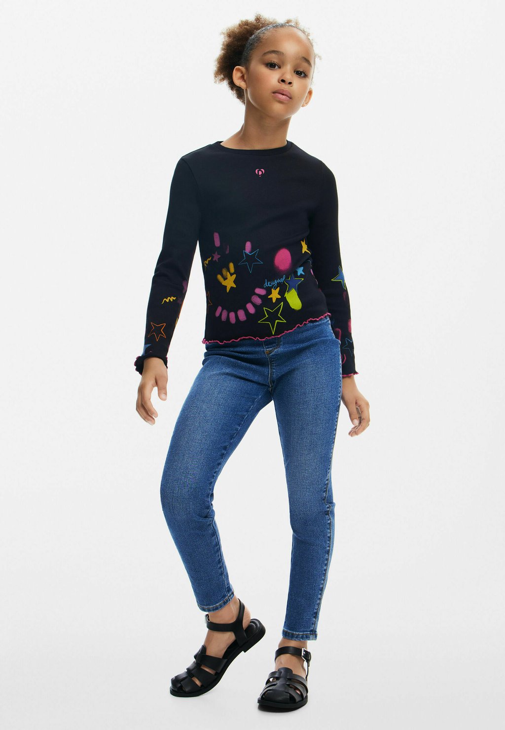 

Футболка с длинным рукавом STAR Desigual, коричневый