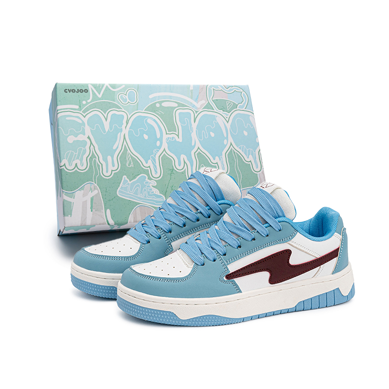 

CVOJOO Скользоустойчивые лоу-топ скейтерские кроссовки унисекс Light Moon, цвет Light Moon