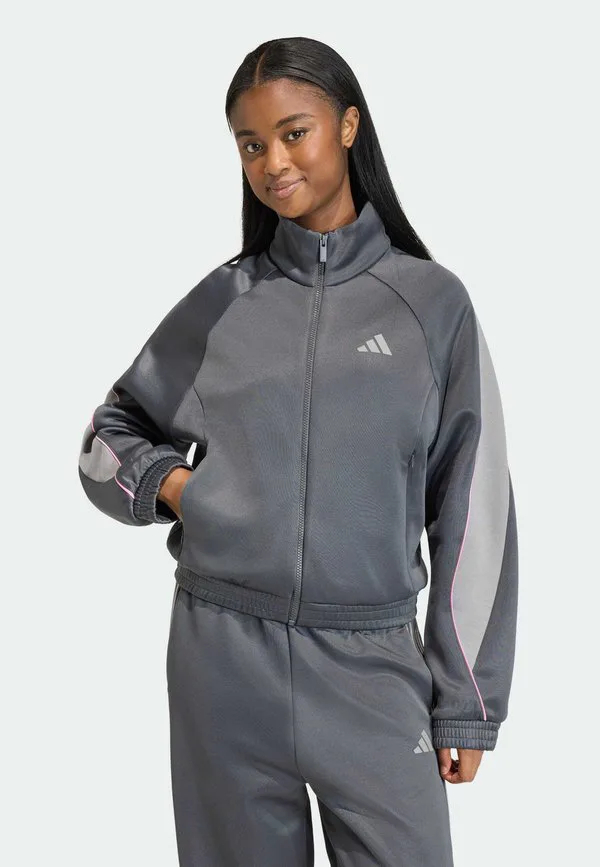 

Толстовка на молнии для стадиона Adidas Sportswear, Grey Six Ch Solid Grey St Tropic Bloom, Серый, Толстовка на молнии для стадиона Adidas Sportswear, Grey Six Ch Solid Grey St Tropic Bloom