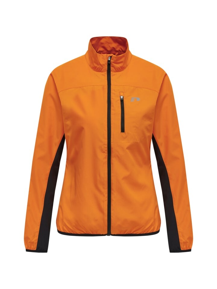 

Толстовка Newline Reißverschluss Jacket Reflektierend Logo Women's Core Laufen Damen, цвет ORANGE TIGER