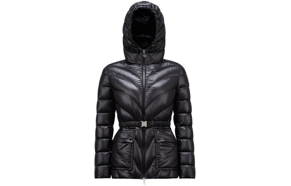 

Пуховик женский черный Moncler