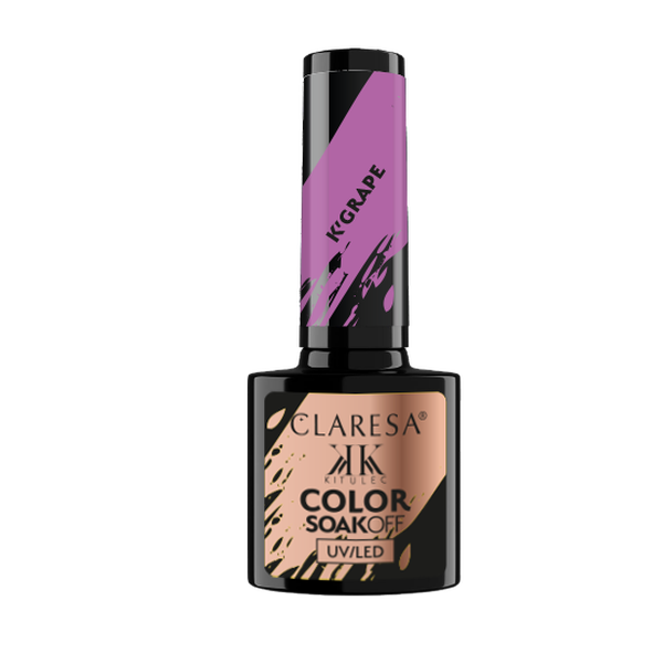 

Гибридный лак для ногтей k'grape, 5 г Claresa Kitulec, цвет k'grape
