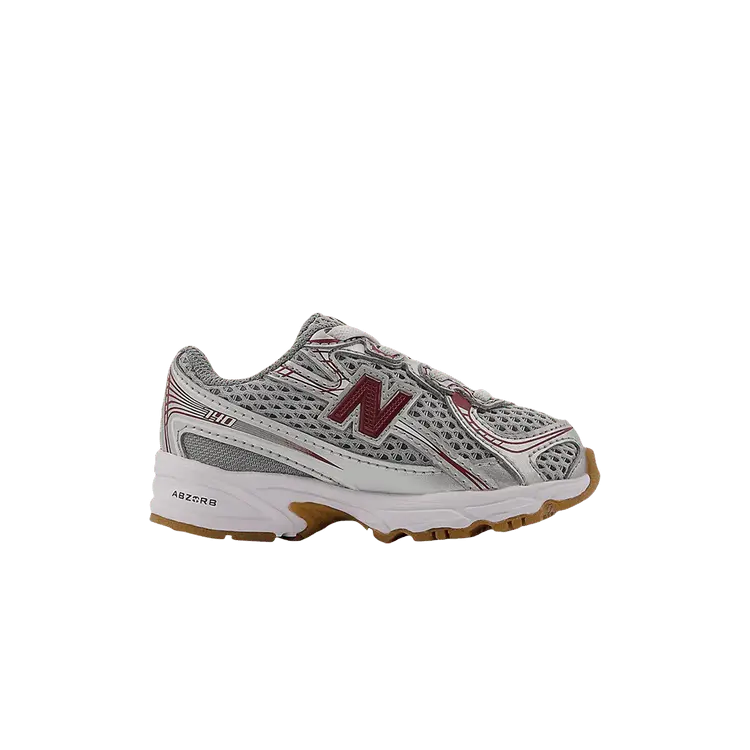 

Кроссовки New Balance 740 Bungee Lace Toddler, Silver Metallic Monarch Burgundy