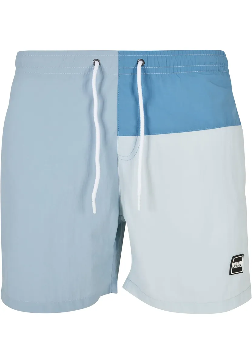 

Шорты для плавания URBAN CLASSICS " Urban Classics Men's 3 Block Swim Shorts", синий