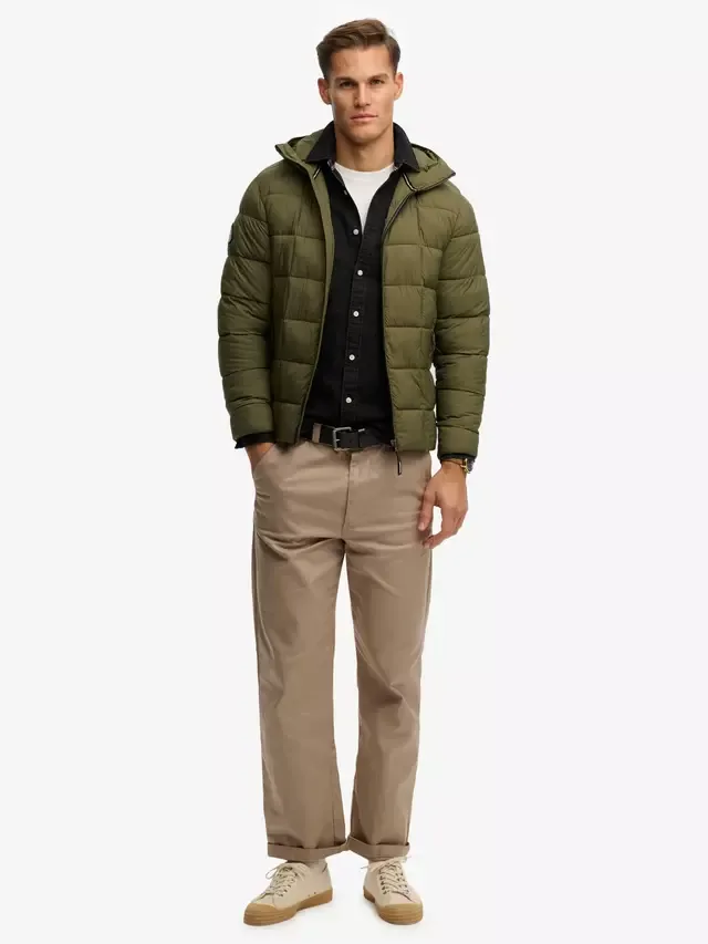 Стеганая куртка Superdry, Chive Green — фото 2