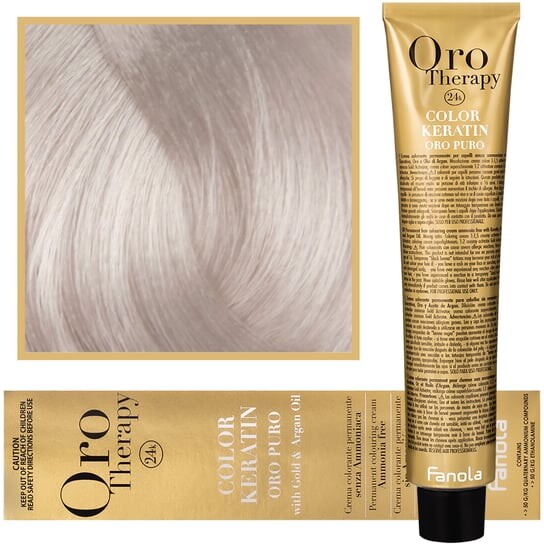 

Краска для волос, 100 мл Fanola, Oro Therapy, Color Keratin Oro Puro, 10.1 Extra