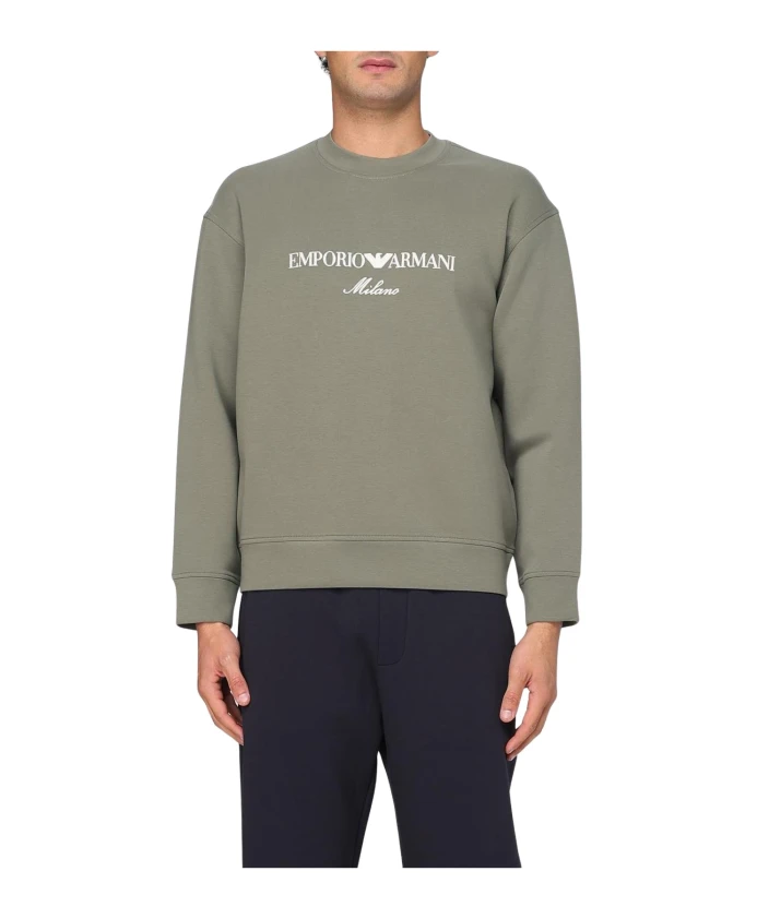 

Толстовка с графическим принтом Emporio Armani, зеленый