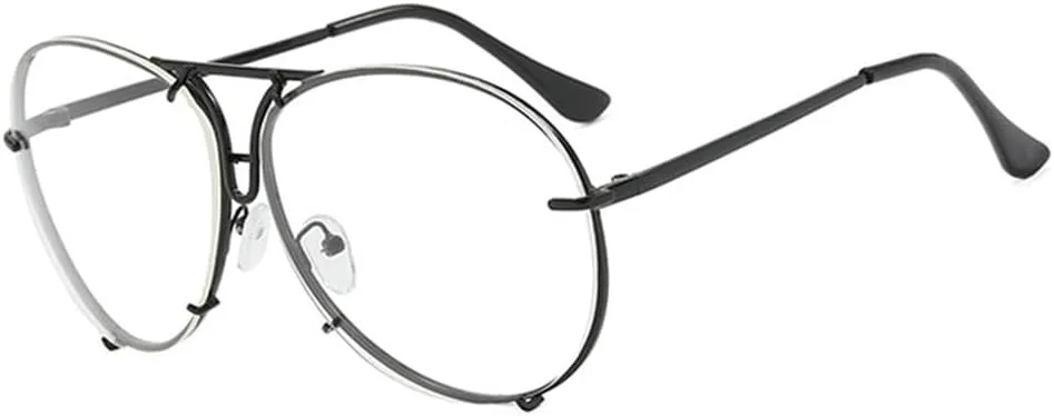 

Солнцезащитные очки UV400 — увеличенного размера, в ярких металлических цветах, для женщин и мужчин, для бега и занятий спортом на открытом воздухе UYPTK, Black