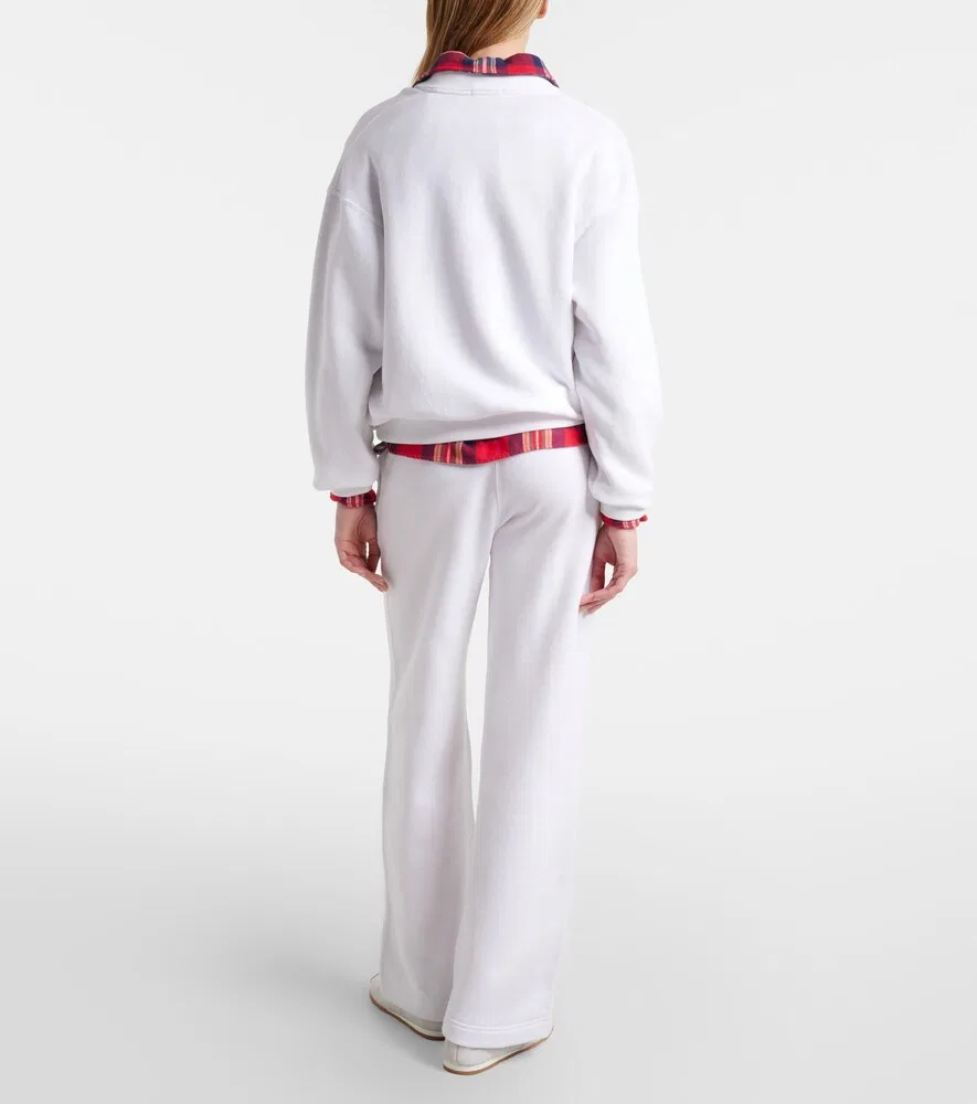 Спортивные штаны из хлопкового флиса Polo Ralph Lauren, белый — фото 3