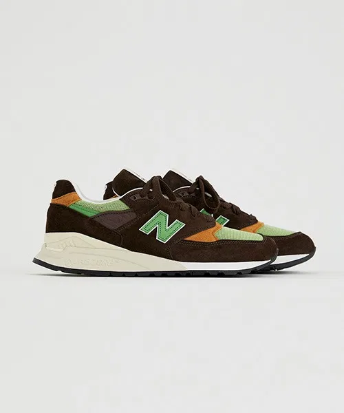 Мужские кроссовки New Balance U998 BG коричневые — фото 2