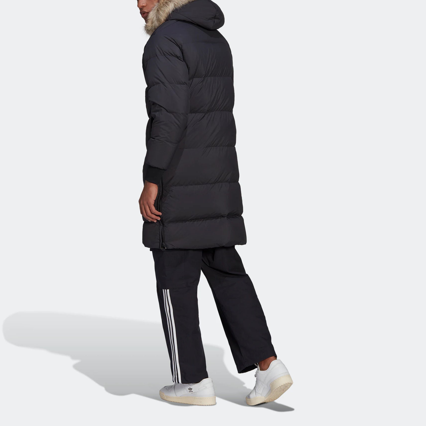 Куртка adidas originals Regen Puff Long HL9194, черный — фото 3