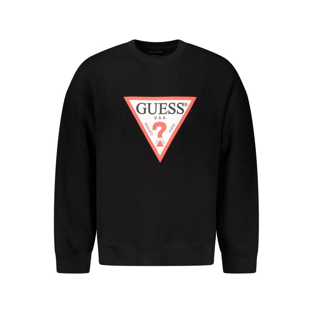 

Черный хлопковый свитер Guess Shoes