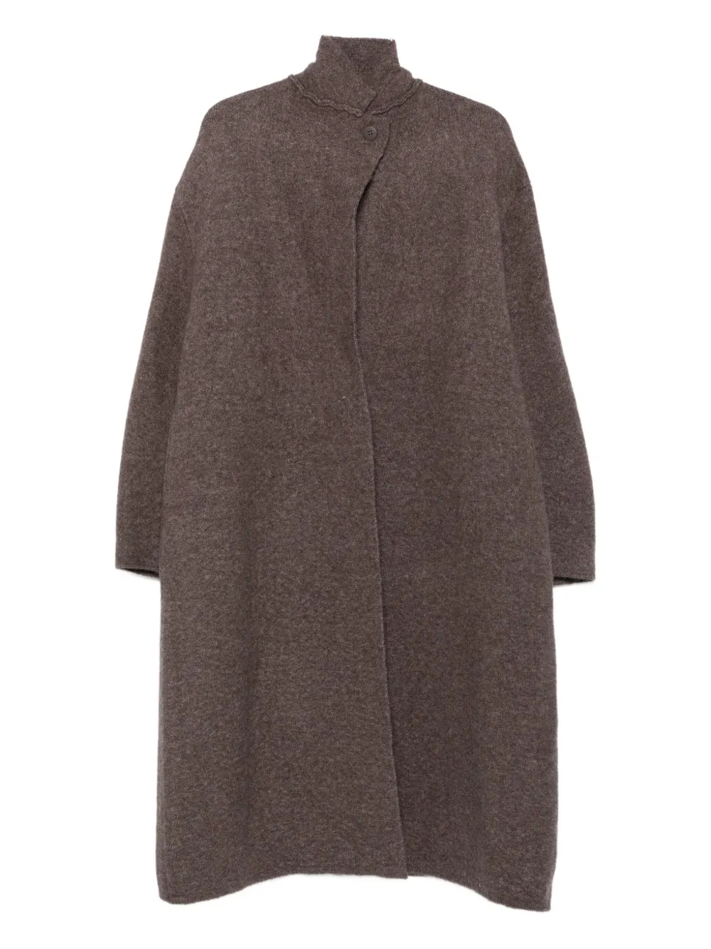 

Пальто с высоким воротом и пуговицами Boboutic, коричневый