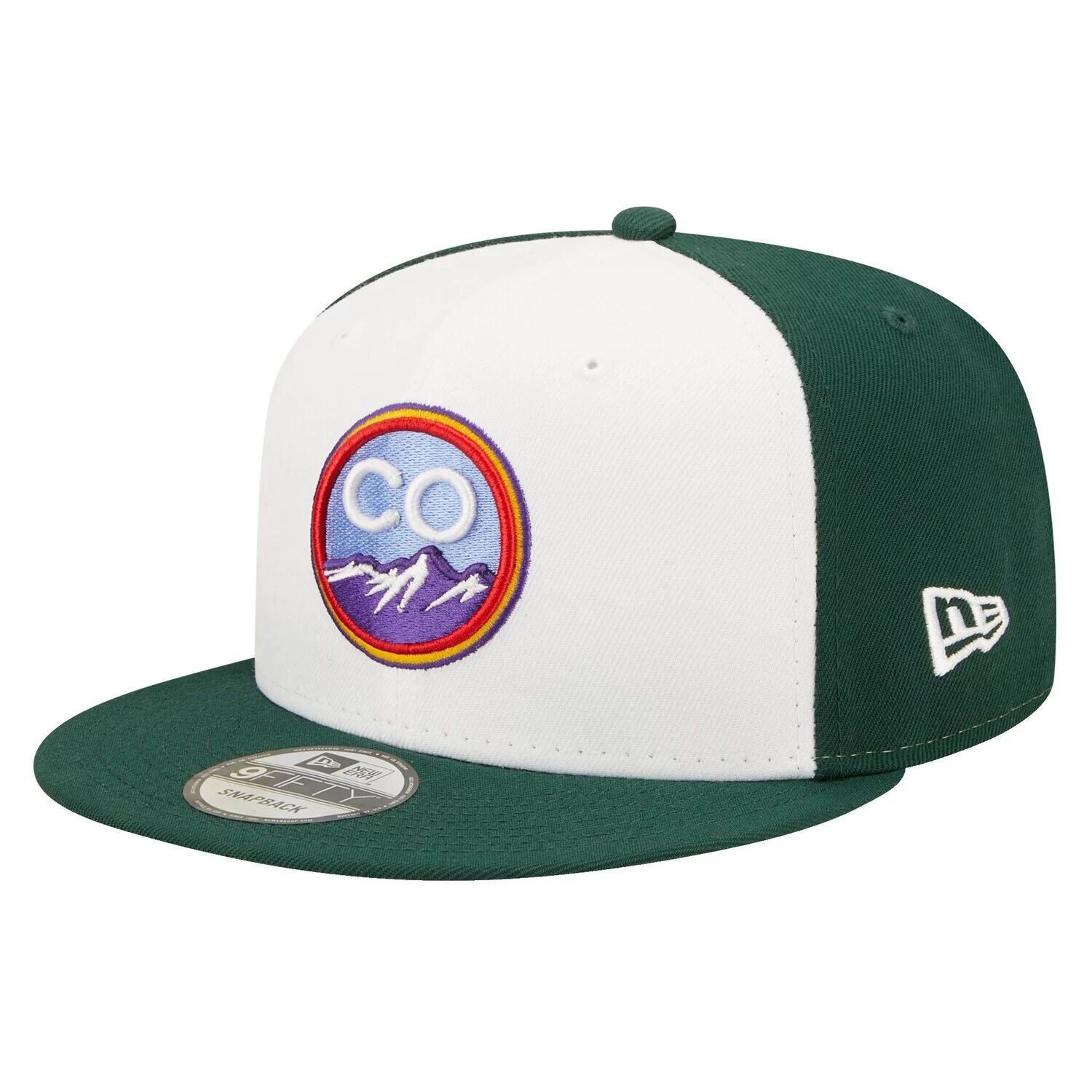 

Мужская регулируемая кепка New Era White Colorado Rockies 2022 City Connect 9FIFTY Snapback