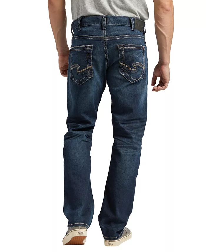 

Мужские джинсы Eddie Athletic Fit Taper Silver Jeans Co., синий