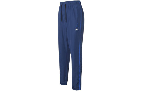 Спортивные штаны Air Jordan x Fragment Design FW Street Style Collaboration Pants Men Blue, синий — фото 2