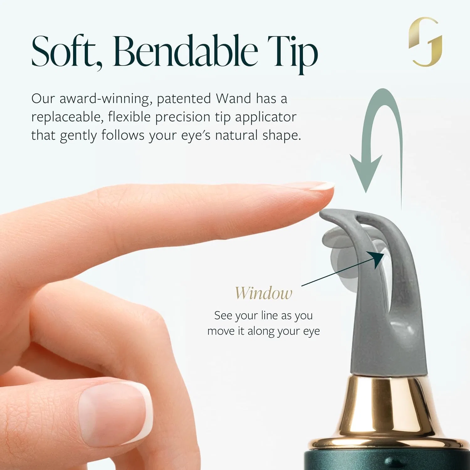 Косметический инструмент для подводки глаз Guide Wand Guide Beauty, универсальный, 1 шт. — фото 3