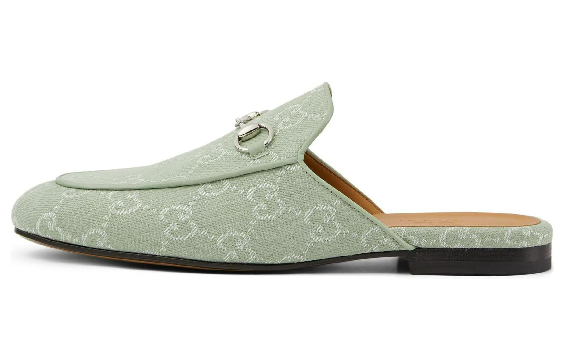 Принстаун Закрытые Тапочки Женские Зеленый GUCCI
