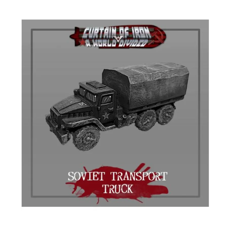 

Советский транспортный грузовик, Curtain or Iron - A World Divided (28mm)