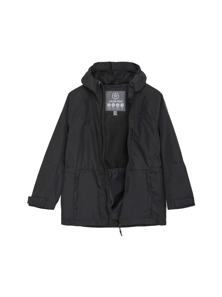 Переходная куртка Color Kids Kurzjacke COJr. Jacket - Girl 741304 Übergangsjacke mit Color Block, серый — фото 3