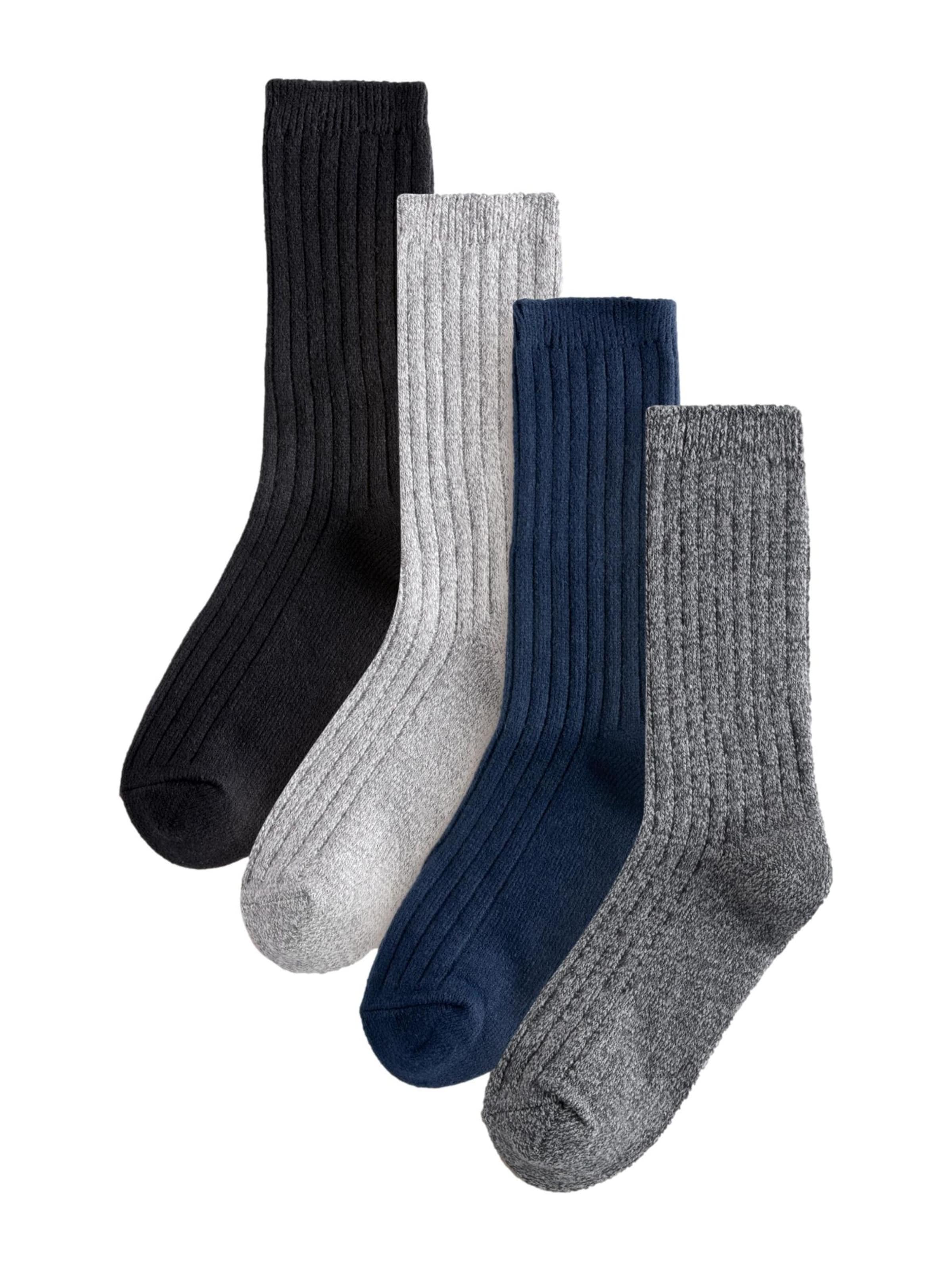 

Next Носки в цветах Marine Blue, Dark Grey, Mottled Grey, Black