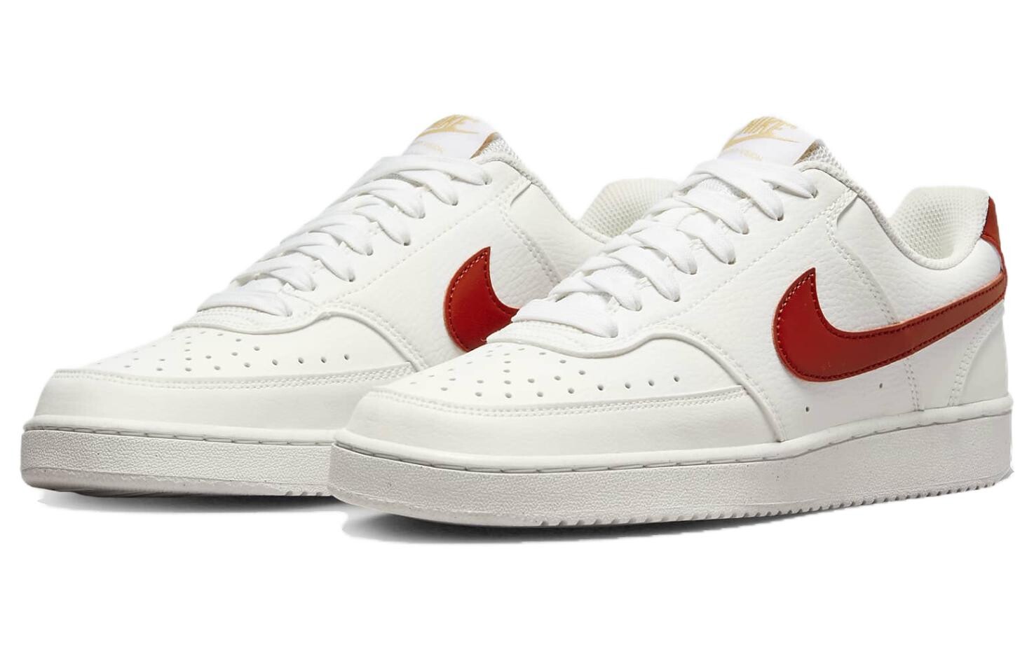 Женская обувь для скейтбординга Nike, White/Red — фото 3