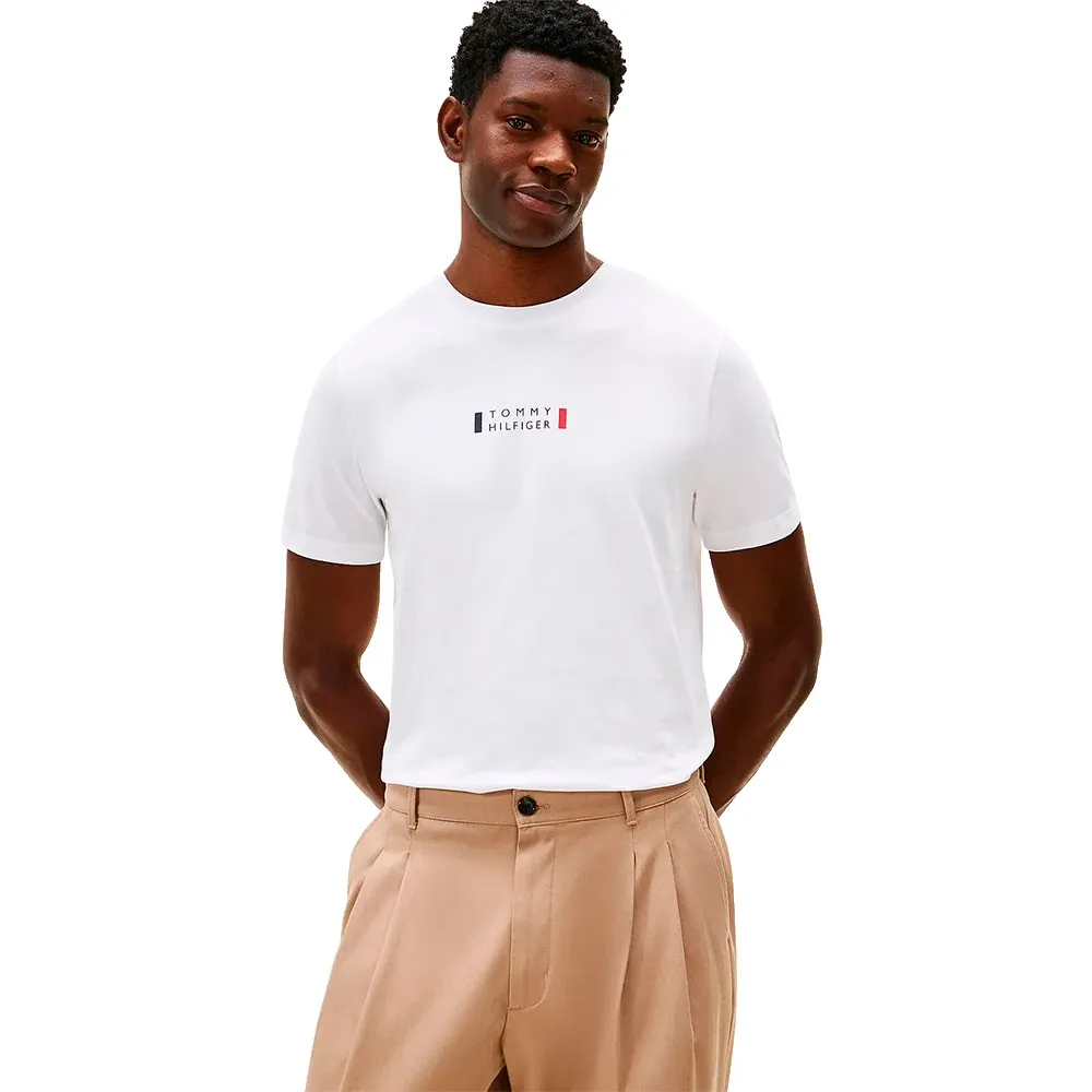 

Футболка с коротким рукавом Tommy Hilfiger Brand Love Small Center, белый