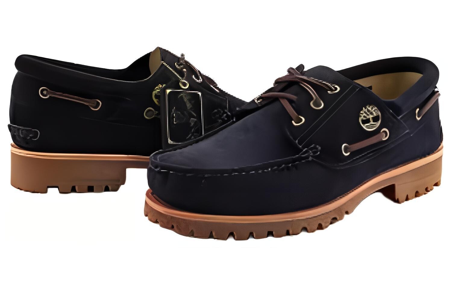 Мужские уличные ботинки Timberland классические из замши, темно-синий — фото 3