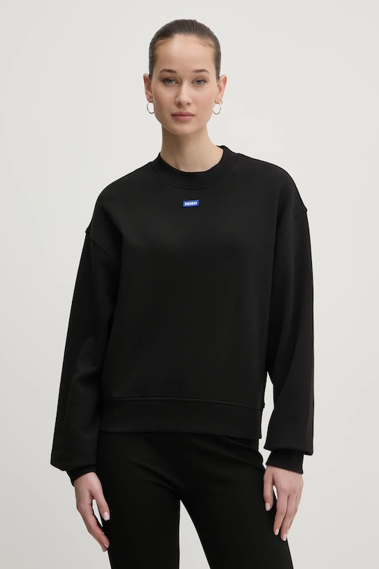 

Хлопковая толстовка Hugo Blue, черный