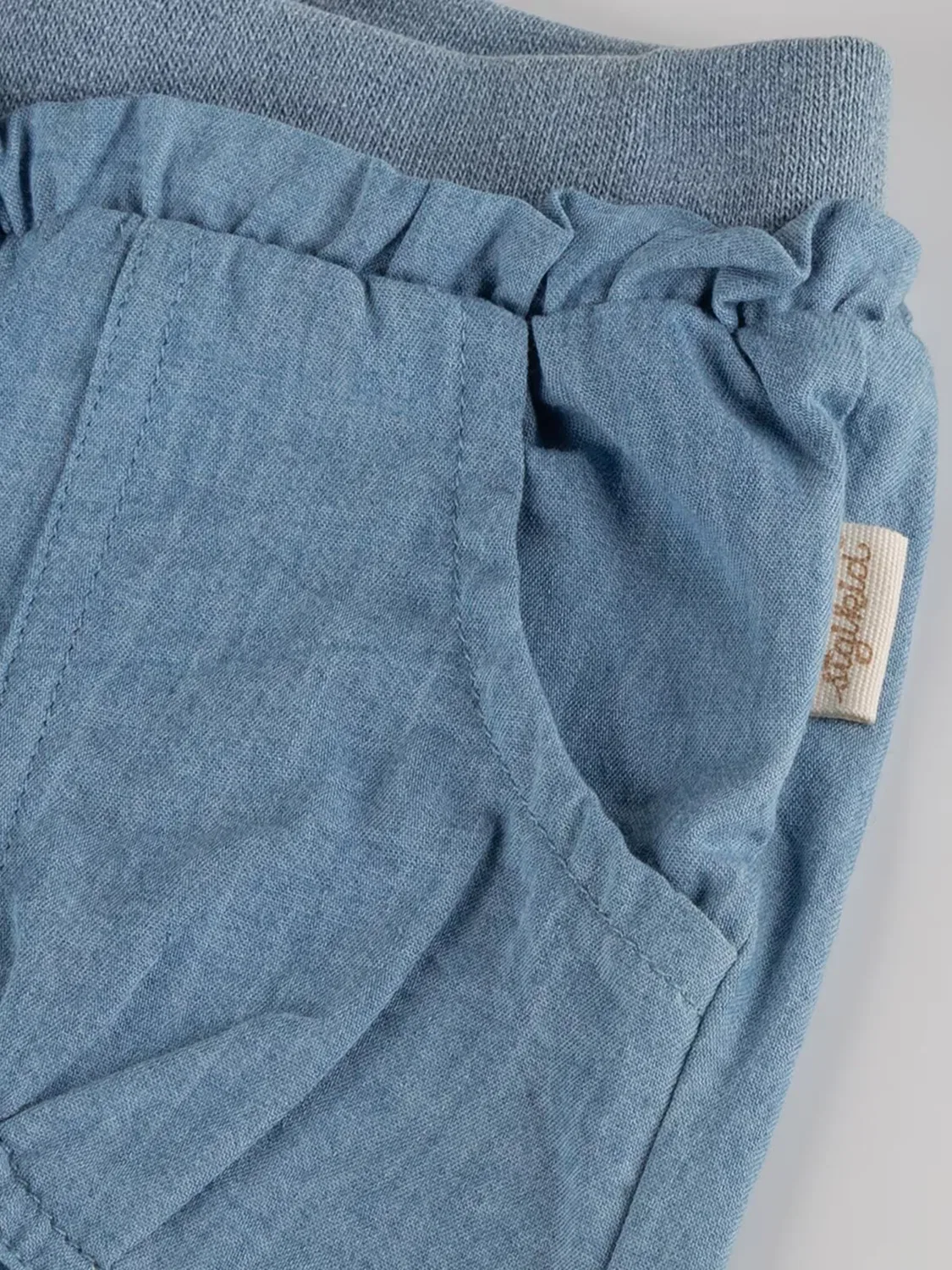 Обычные брюки 'Chambray-Shorts Savanne' Sigikid, Blue Denim — фото 4