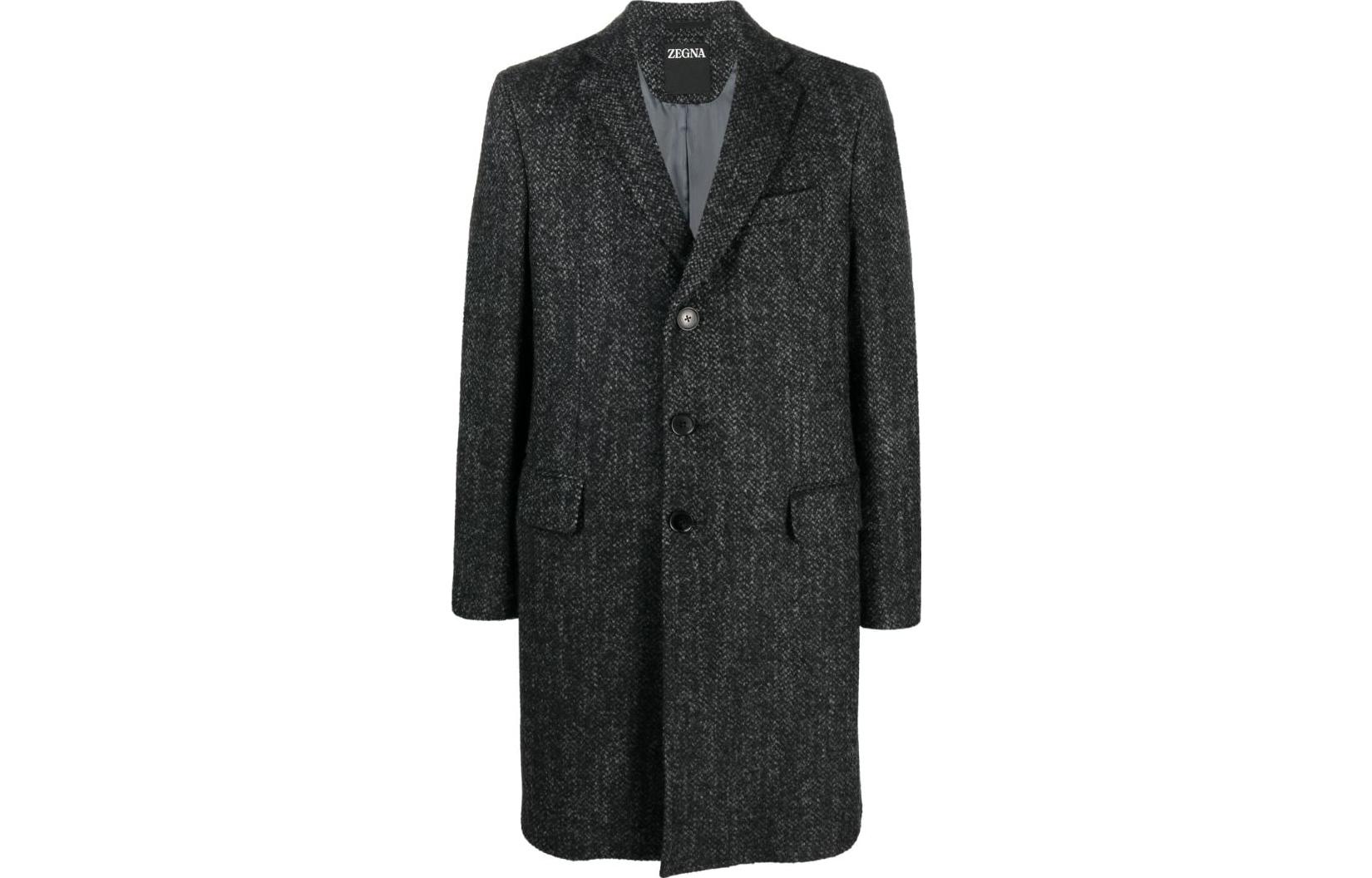 

Ermenegildo Zegna Мужской деловой костюм угольно-серый, Coal Gray