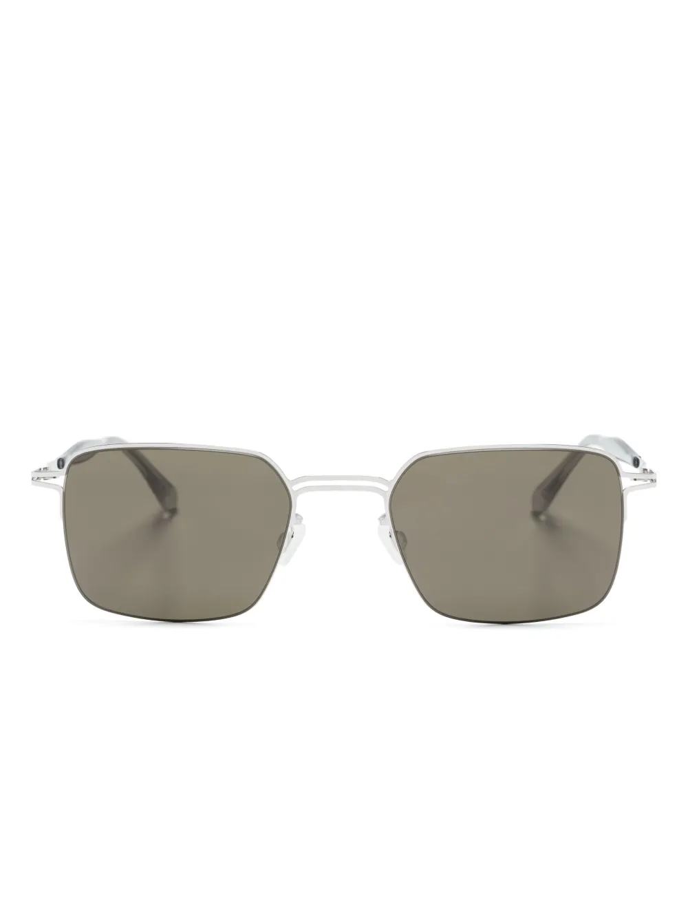 

Солнцезащитные очки Alcott в прямоугольной оправе Mykita, серебряный