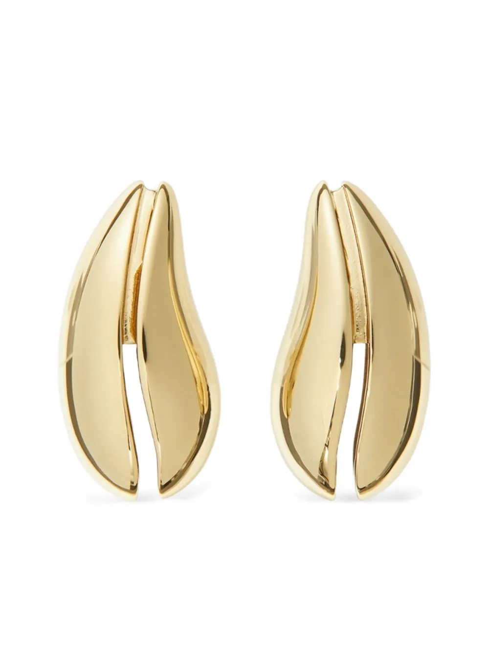 

Мини-серьги Wave Tory Burch, золотой
