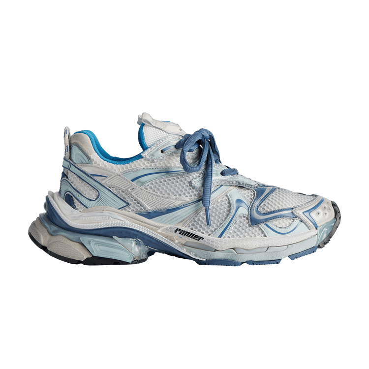 

Кроссовки Balenciaga Runner Sneaker 'Worn-Out - White Blue', синий