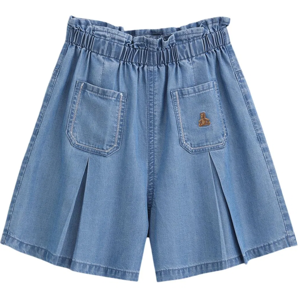 Шорты джинсовые GAP Denim Blue — фото 3