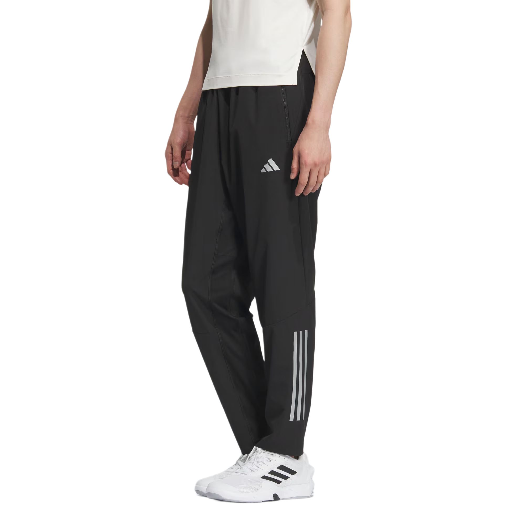 Тренировочные брюки Gym+ SS25 Adidas, черный — фото 4
