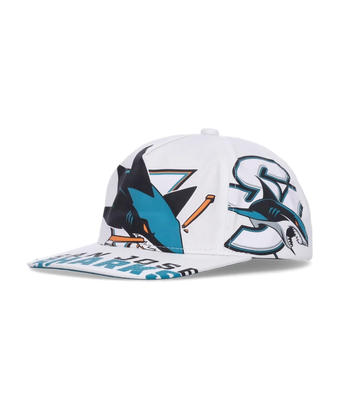 

Кепка San Jose Sharks с плоским козырьком Mitchell & Ness, мультиколор