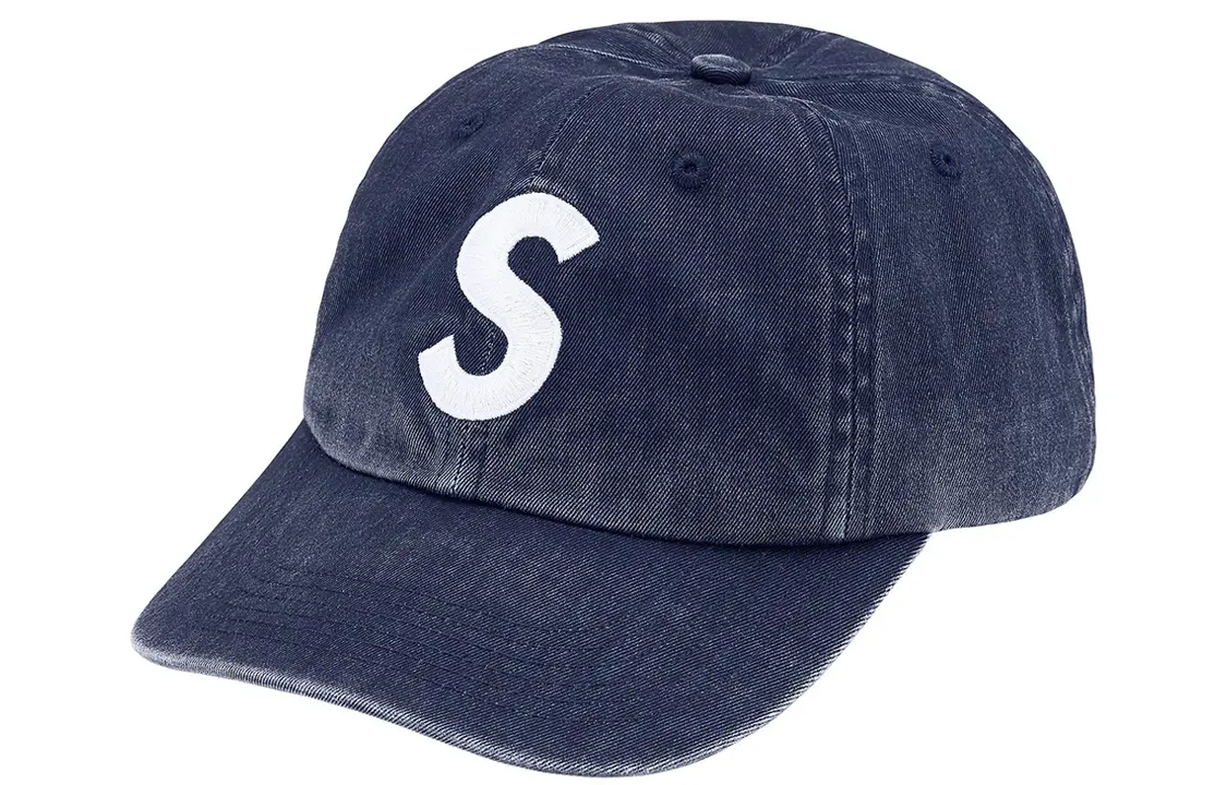 

Supreme Пигментная печать логотипа S шестипанельная кепка, Blue