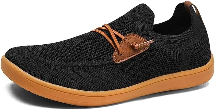 Ботинки повседневные, дышащая сетка, Minimalist Design, Black Brown Soles Abnkarwin