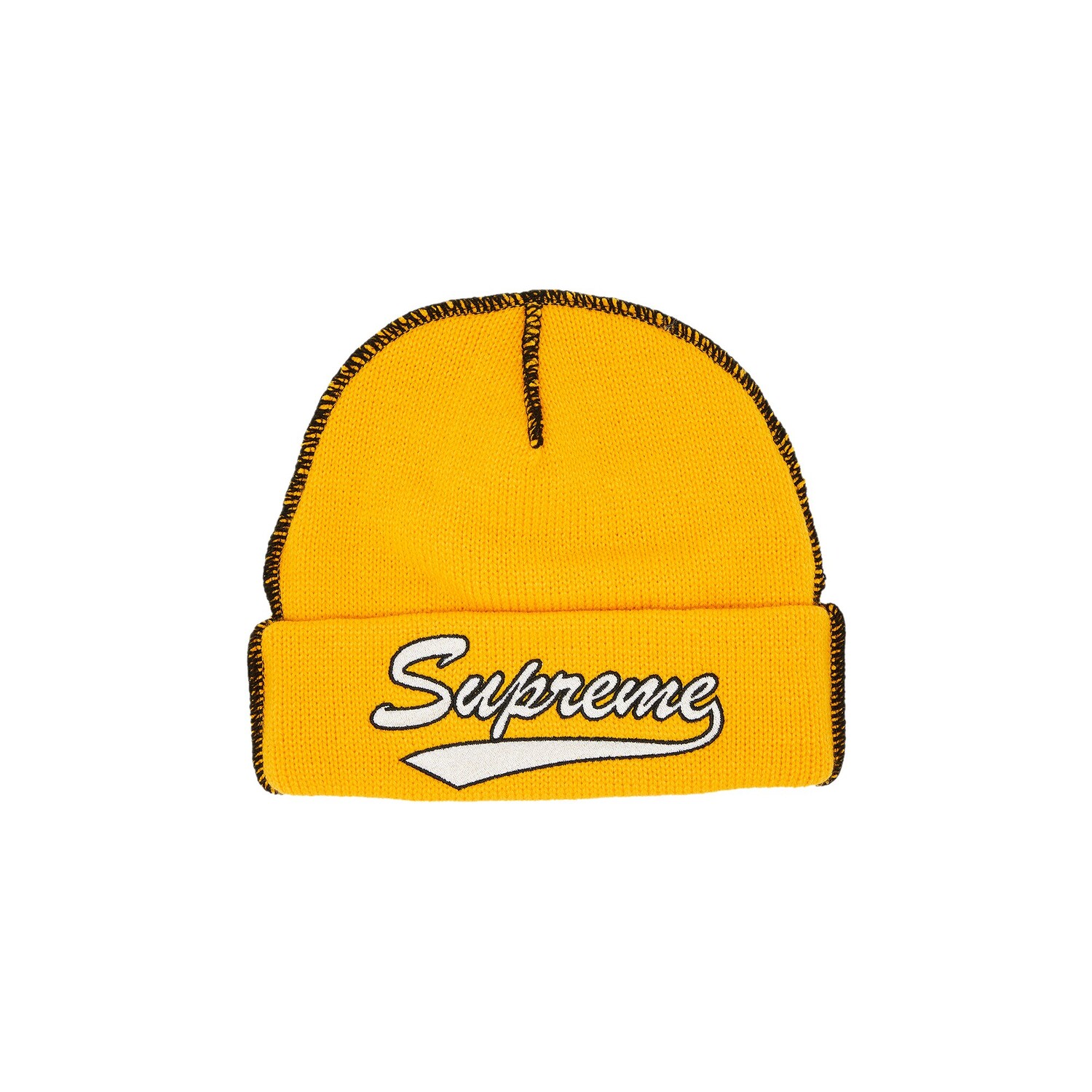 

Шапка-бини Supreme Contrast Stitch, Желтая
