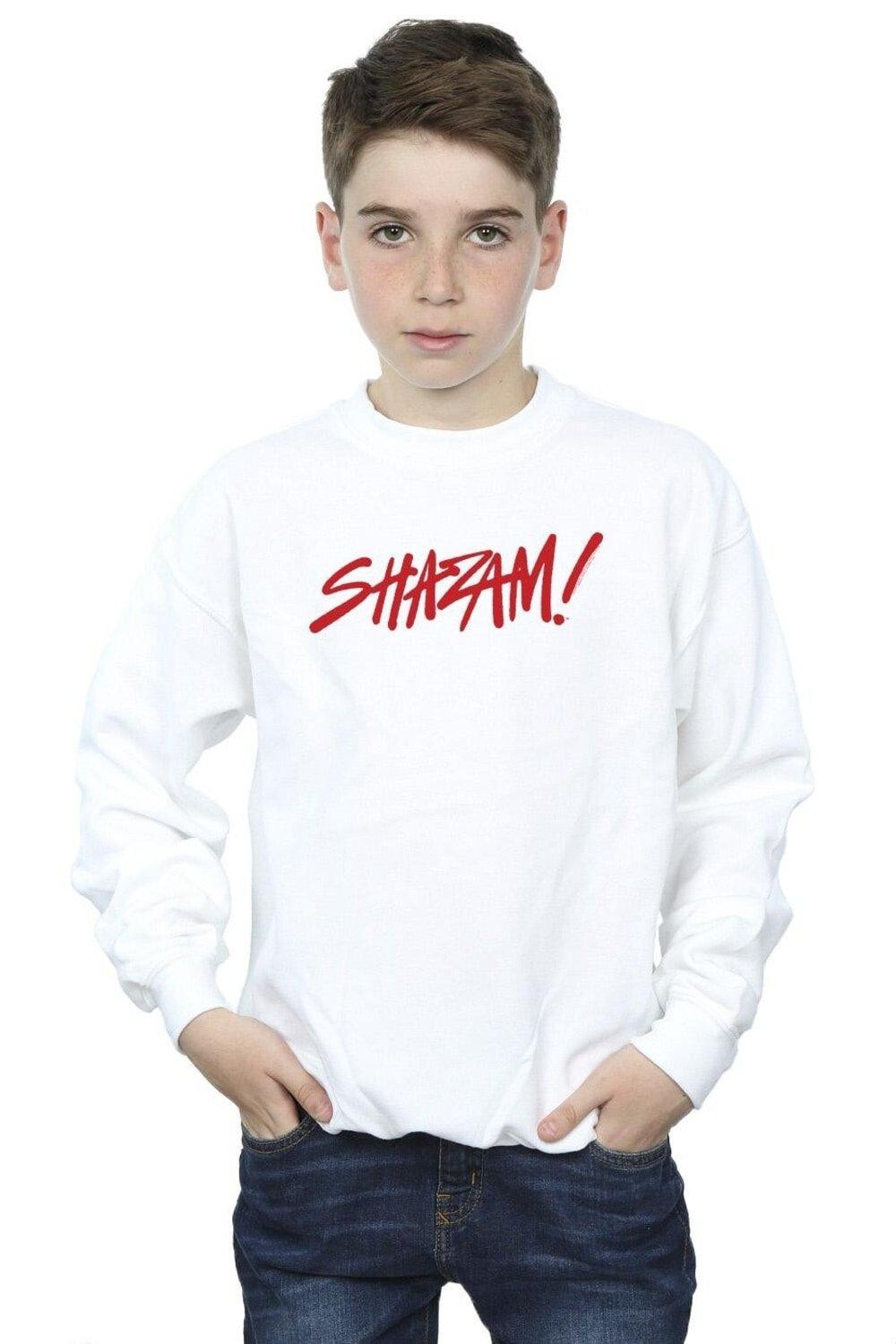 

Толстовка с логотипом Shazam Fury Of The Gods DC Comics, белый