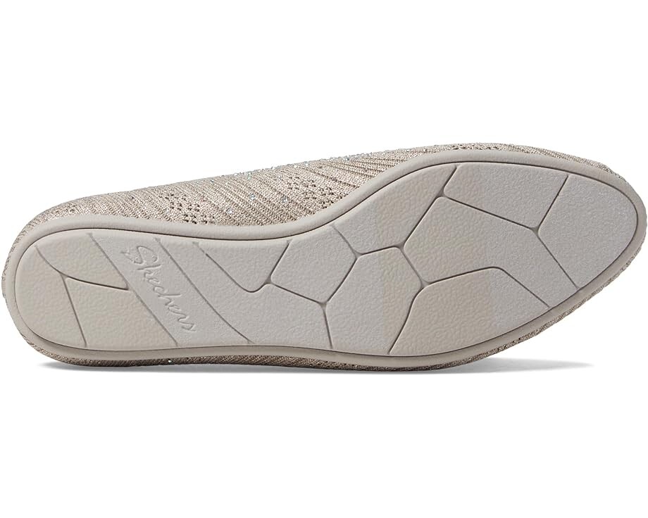 Туфли на плоской подошве SKECHERS Cleo 2.0 - Glitzy Daze, цвет Taupe Sparkle — фото 3