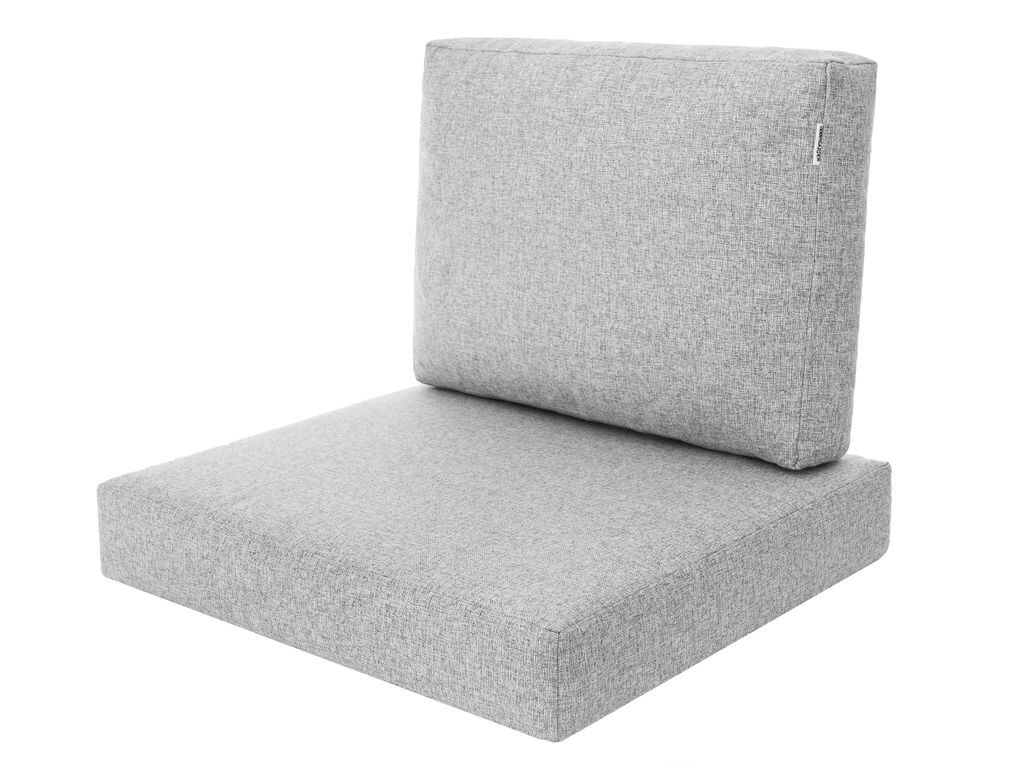 

Комплект подушек PillowPrim для стула из ротанга/плетения, подушка для сиденья, подушка для садового сиденья, садовый стул, чехол для стула из ротанга, 60x55x40 см Cappuccino Stanislaw Jurga, серый