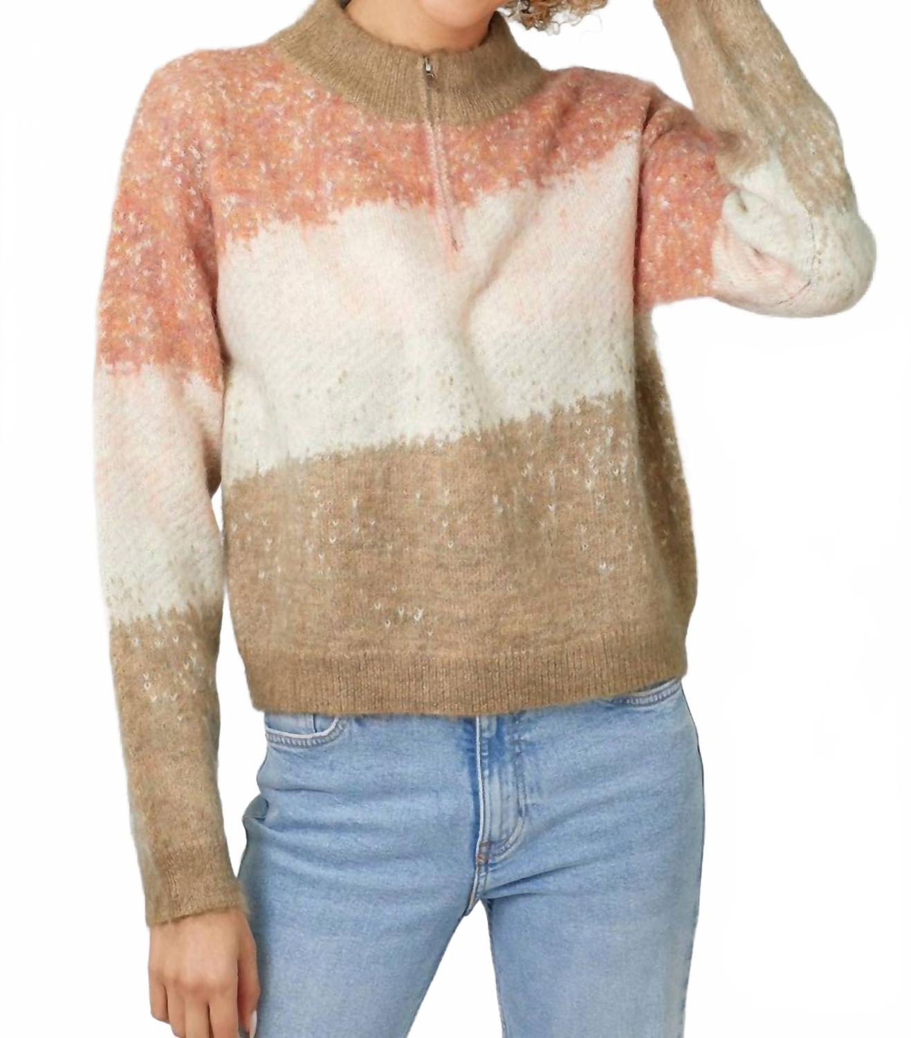 

Джемпер с имитацией молнии на половину длины, цвет слоновой кости Mystree, слоновая кость