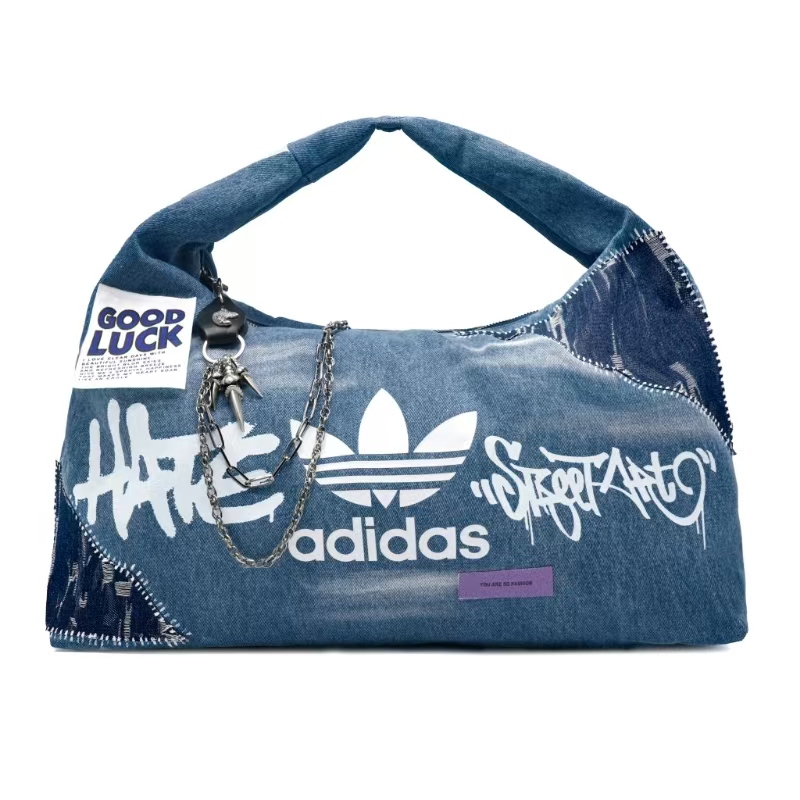 

Adidas Originals Уличная хлопковая сумка с инновационной подошвой унисекс синяя, Uniform Blue