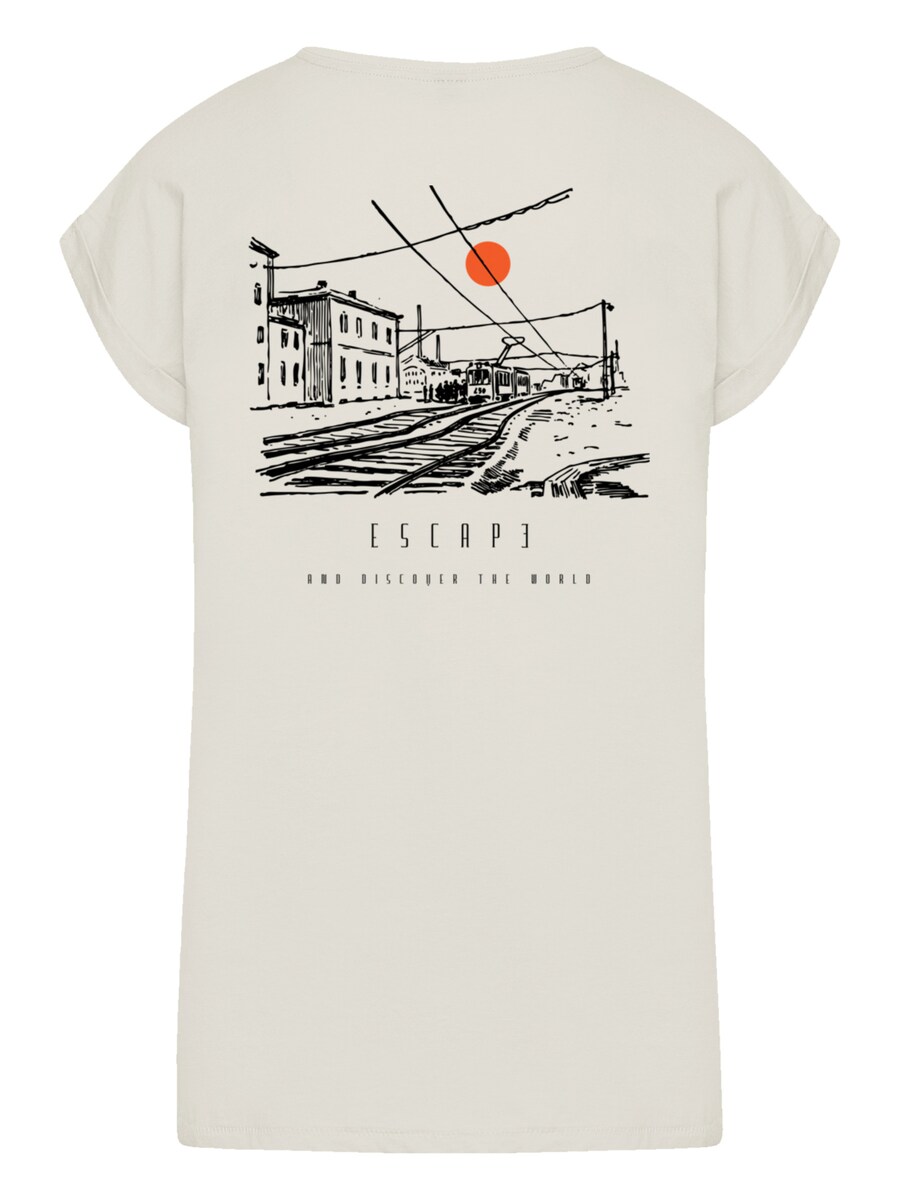 

Футболка F4NT4STIC Escape Discover the World Town Train Station, Sand