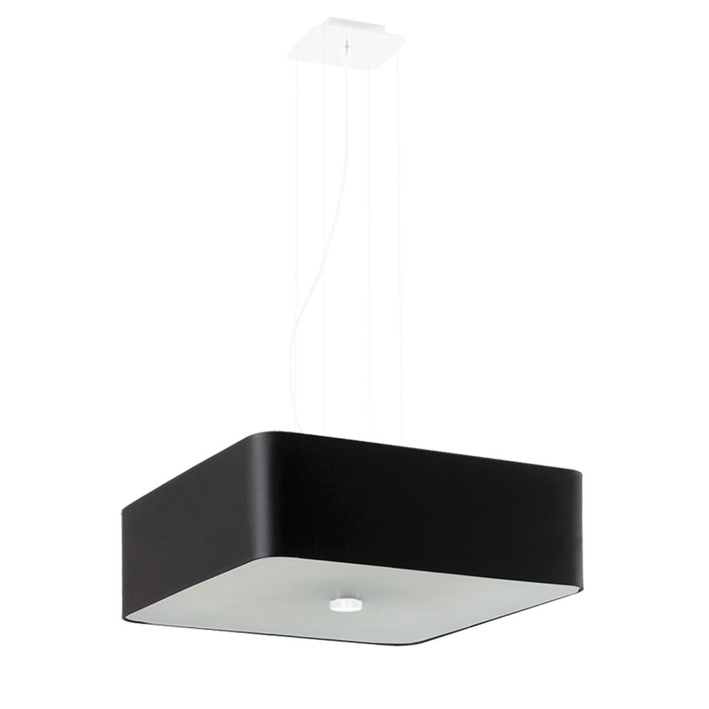 

Люстра LOKKO 45 черная 5xE27 60Вт ткань, стекло, сталь 105х45х45см Sollux Lighting