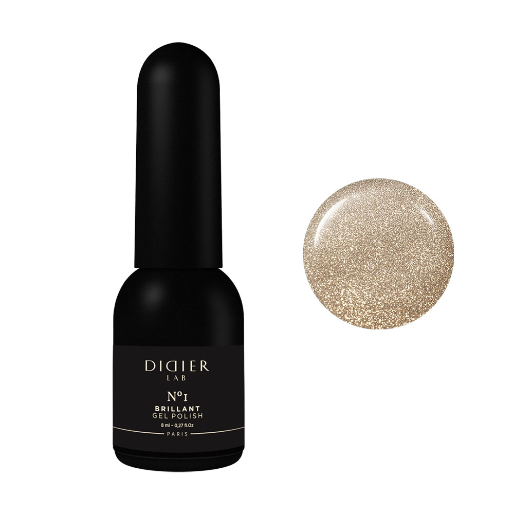 

Гель-Лак для ногтей gel polish brillant Didier Lab, цвет nr. 1, 8 мл
