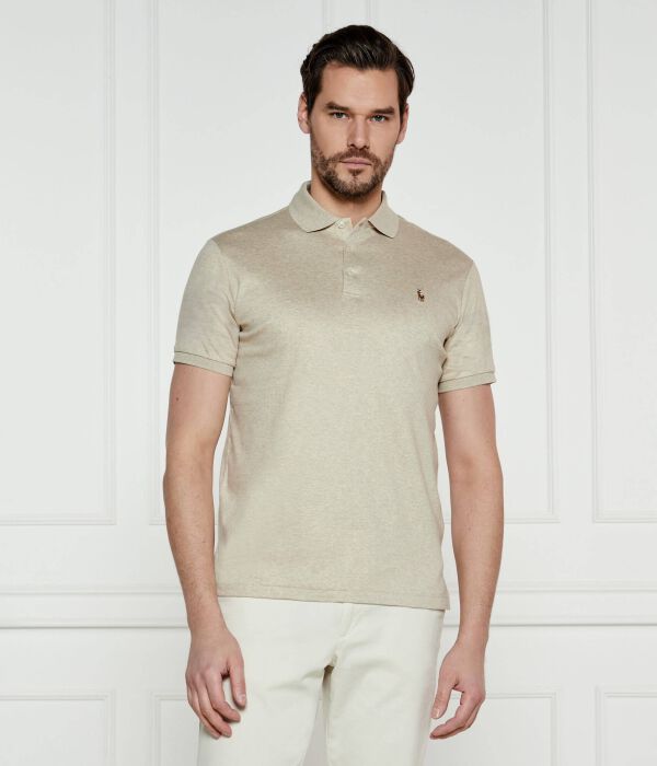 

Рубашка поло Custom slim fit Polo Ralph Lauren, желтый