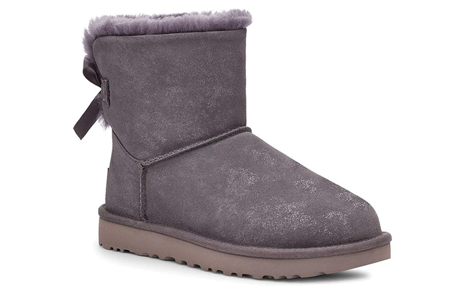 Ботинки зимние UGG WMNS Mini Bailey Bow II, фиолетовый — фото 3